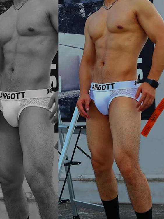 Men's Sexy Underwear Mesh Brief - Image 7