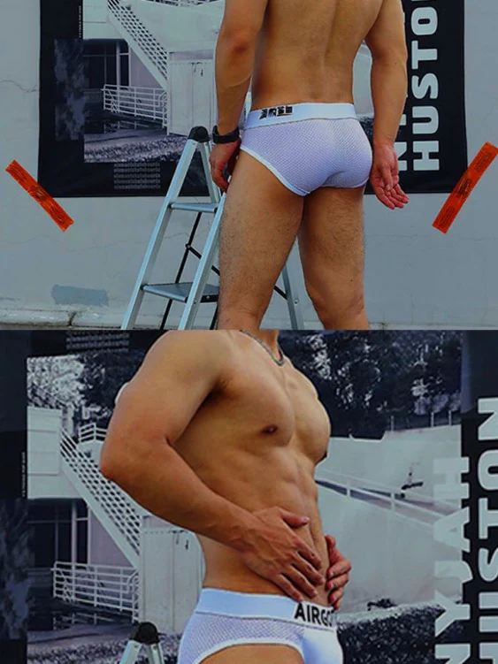 Men's Sexy Underwear Mesh Brief - Image 8