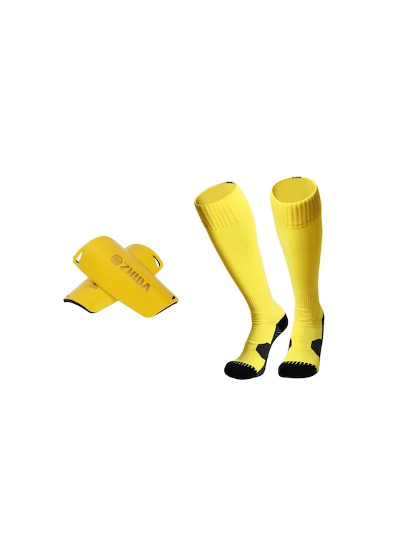 Men's Sporty Thigh-High Socks with Protection - Image 2