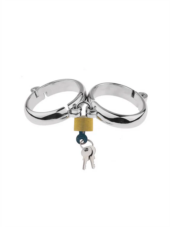 Metal Bondage Handcuffs And Ankle Cuffs - Image 2