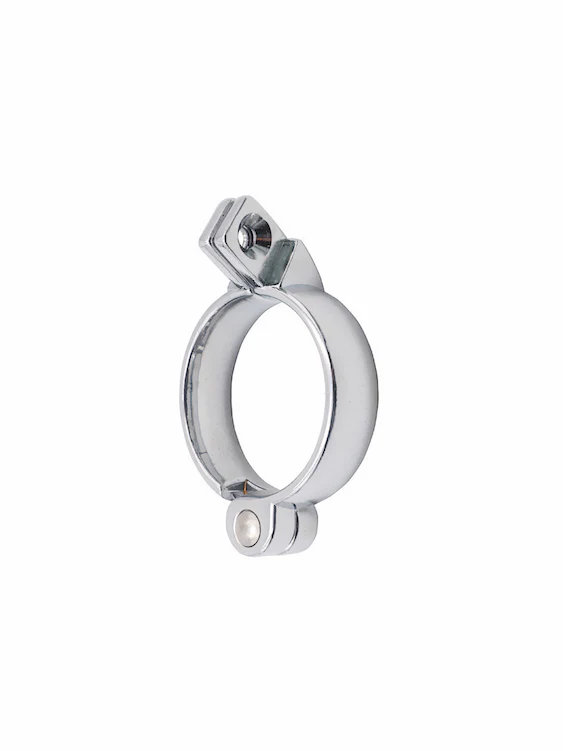 Metal Chastity Cage With Cover For Big Dick - Image 3