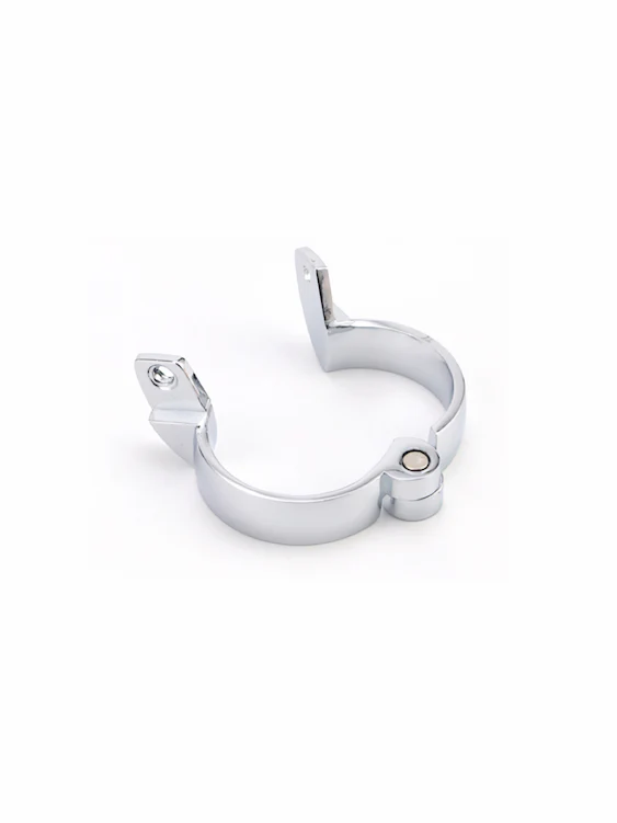 Metal Chastity Cage With Cover For Big Dick - Image 5