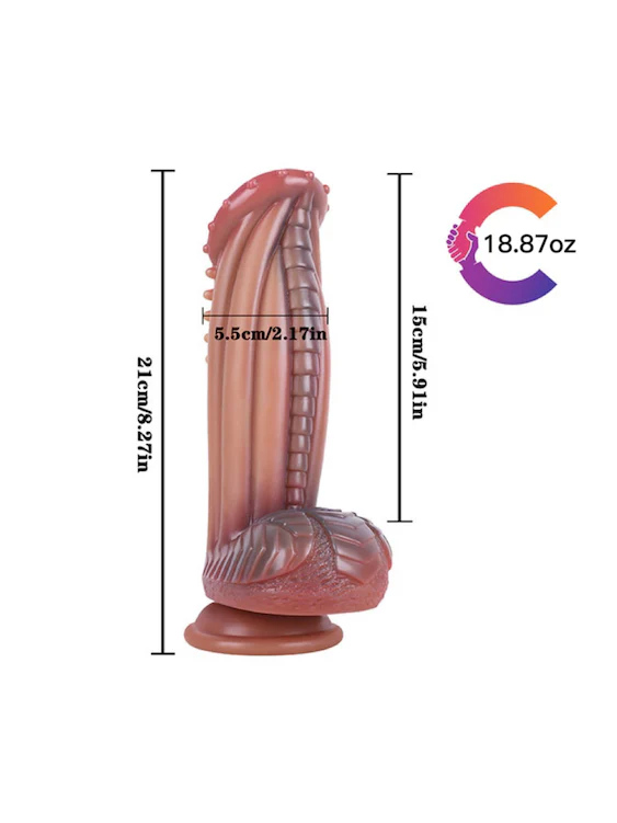 Monster Dildo Butt Plug Sex Toy For Adults - Image 2