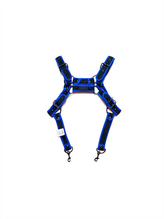 Neon Mens Body Harness With Snaps - Image 3