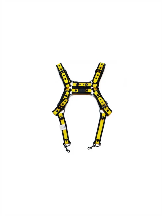 Neon Mens Body Harness With Snaps - Image 4