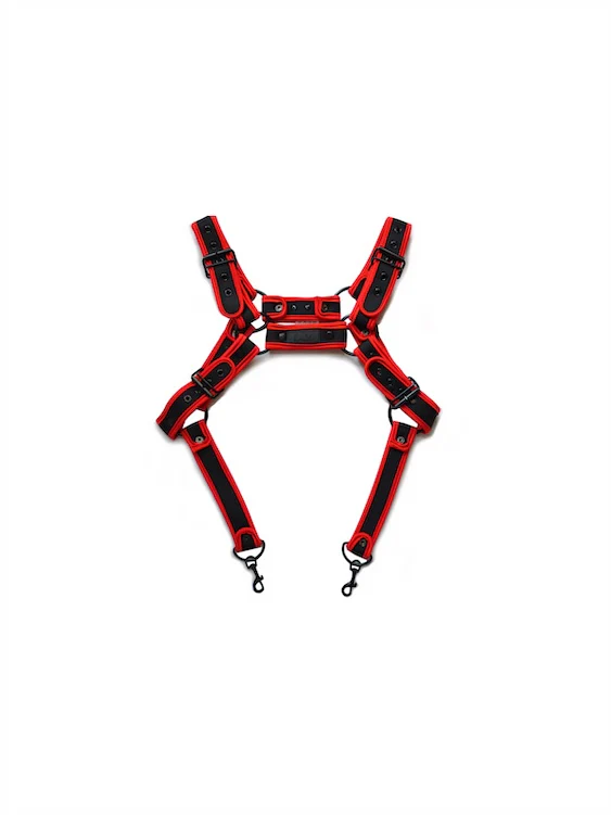 Neon Mens Body Harness With Snaps - Image 6
