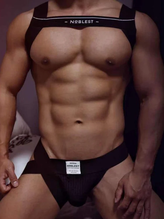 NOBLEST Men's Sexy Jockstrap And Harnesses - Image 3