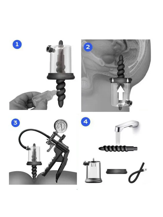 Premium Gauge Vacuum Anal Pump Cylinder With Beaded Rod - Image 12