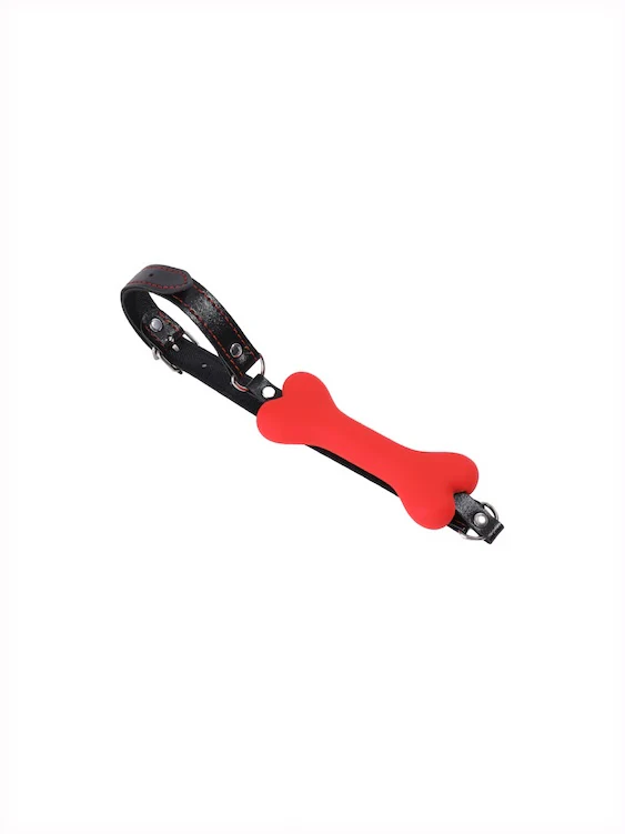 Puppy Play Silicone Dog Bone Gag - Image 12