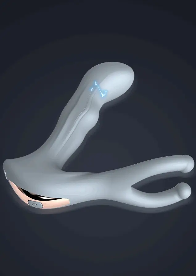 Remote Control Vibrating Anal Plug And Ball Stretcher With Electric Shock - Image 3