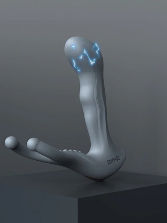 Remote Control Vibrating Anal Plug And Ball Stretcher With Electric Shock - Image 7
