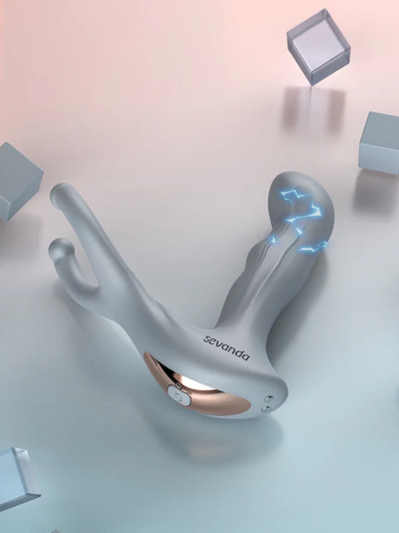 Remote Control Vibrating Anal Plug And Ball Stretcher With Electric Shock - Image 8