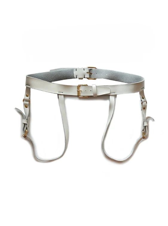 Seductive Leather Thong Belt for Men - Image 3