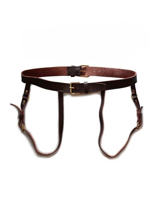 Seductive Leather Thong Belt for Men - Image 4