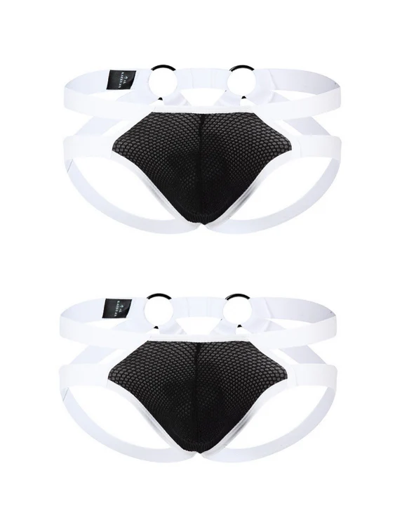 Sexy Hollow-out Thong with Low Waist - Image 10