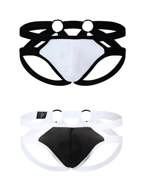 Sexy Hollow-out Thong with Low Waist - Image 12