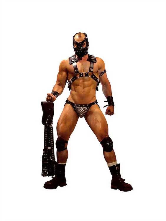 Sexy Men's Leather Harness - Image 2
