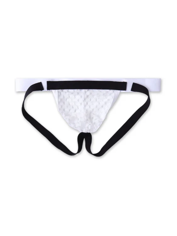 Sexy Mesh Breathable Double Pouch Thong - Image 8