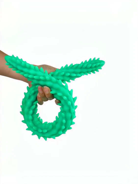 Silicone Double-Sided Colorful Tentacle Dildo - Image 6