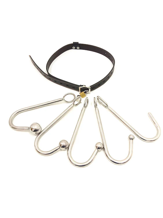 Stainless Steel Ball Anal Hook Set - Image 7