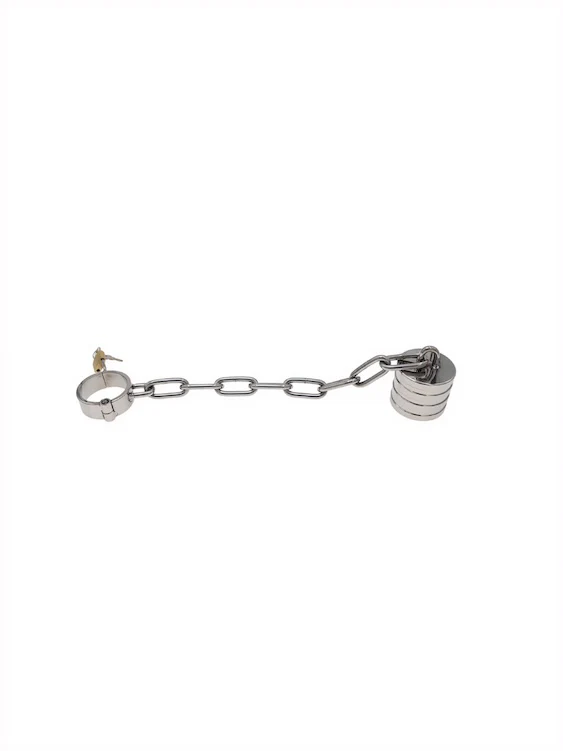 Stainless Steel Cock And Balls Weight With Chain - Image 4