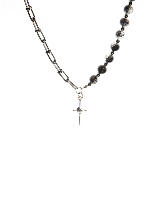 Stellar Ice Titanium Steel Necklace for Men - Image 4