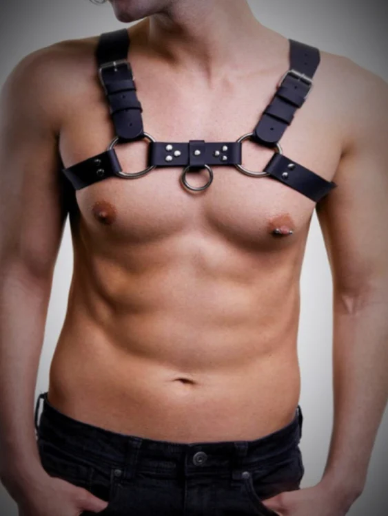 Strap Leather Sexy Harness - Image 2