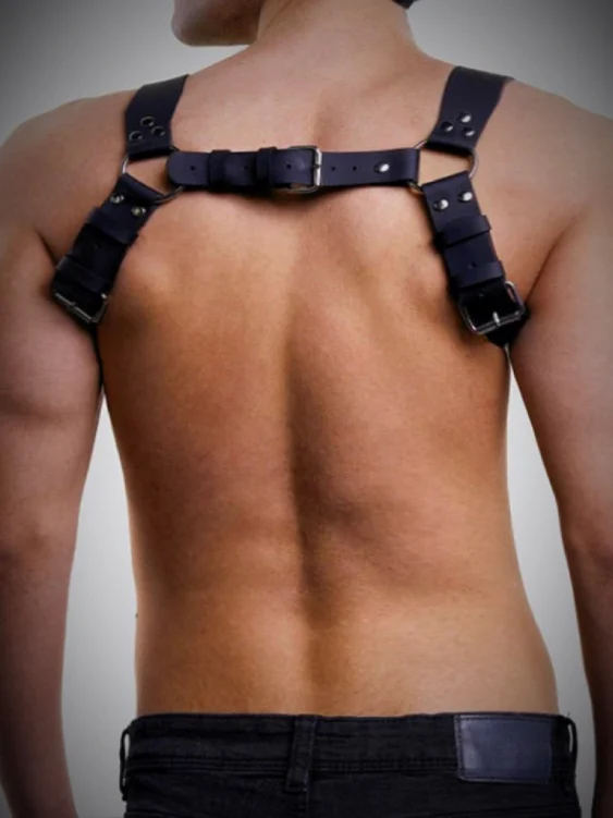 Strap Leather Sexy Harness - Image 4