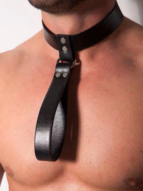 Take Me Away My Lord Leather Collar - Image 3