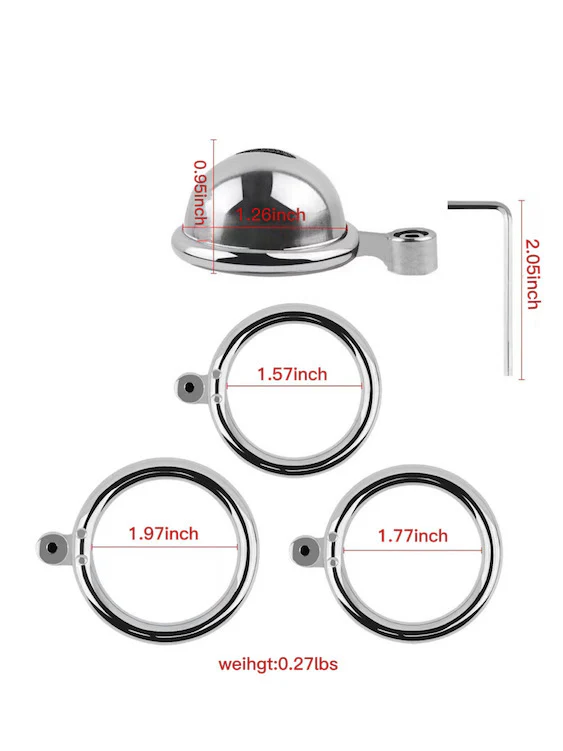 Ultra Small Cock Cage Helmet For BDSM Gay Men - Image 5