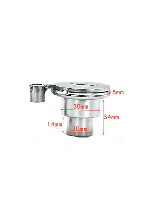 Ultra Small Stainless Steel Male Chastity Cage with Metal Penis Plug Tube - Image 3