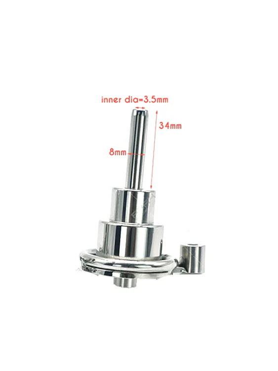 Ultra Small Stainless Steel Male Chastity Cage with Metal Penis Plug Tube - Image 5