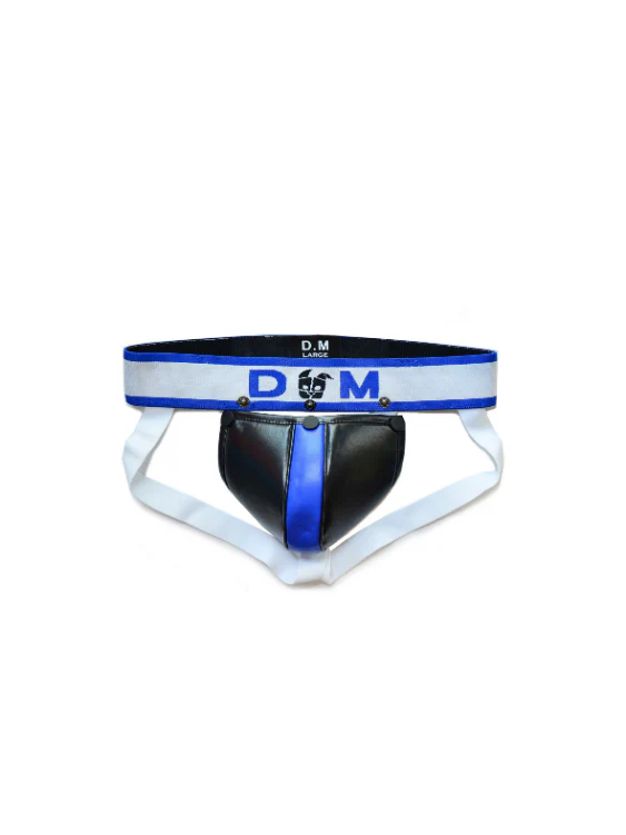 Unique Design Men's Thong with Removable Faux Leather Big Pouch - Image 9