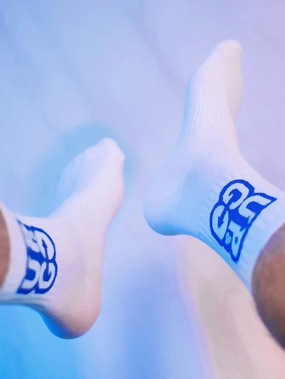 UPGO Boy's White Crew Socks - Image 3