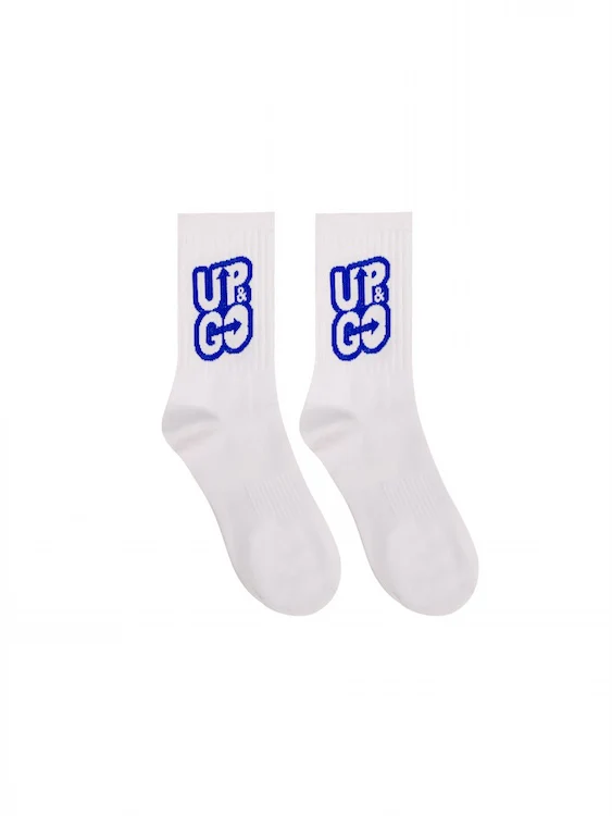 UPGO Boy's White Crew Socks - Image 4
