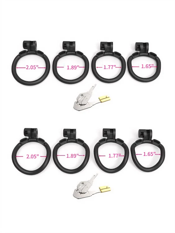 Wasps Honeycomb XL Chastity Cage With 4rings - Image 6