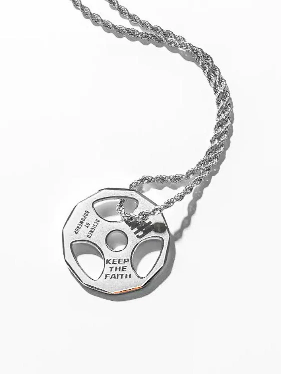Weight Plates Dumbbell Pendant - Image 4