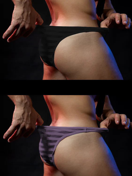 Wild Sheer Mesh Half-Butt Ultra-Thin Brief - Image 7