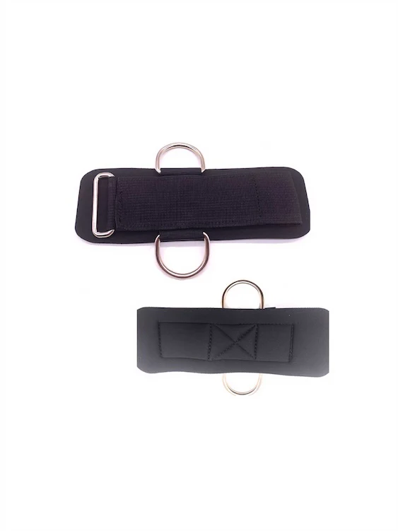 Wrist Restraints With Metal Hooks For Bondage - Image 5